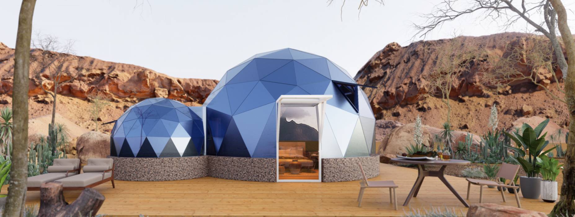 南安市球形智能光伏玻璃星空房